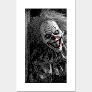 Scary Halloween Clown Posters and Art